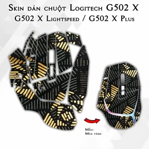 Skin dán chuột Logitech G502 X mẫu Mùa vàng