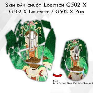 Skin dán chuột Logitech G502 X mẫu Mẫu Đệ Nhị Nhạc Phủ Mẫu Thượng Ngàn lsm030