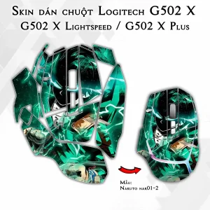 Skin dán chuột Logitech G502 X mẫu Naruto nar01-2