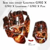 Skin dán chuột Logitech G502 X mẫu Natra nt37 Skin dán chuột Logitech G502 X mẫu Natra nt37