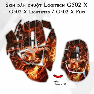 Skin dán chuột Logitech G502 X mẫu Natra nt37
