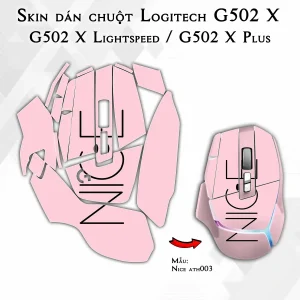Skin dán chuột Logitech G502 X mẫu Nice ath003
