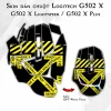 Skin dán chuột Logitech G502 X mẫu OFF White Virgil Skin dán chuột Logitech G502 X mẫu OFF White Virgil