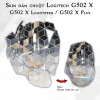 Skin dán chuột Logitech G502 X mẫu Ombre cubes đen bạc Skin dán chuột Logitech G502 X mẫu Ombre cubes đen bạc