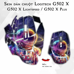 Skin dán chuột Logitech G502 X mẫu phi hành gia