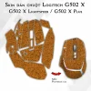 Skin dán chuột Logitech G502 X mẫu Polynesian cam Skin dán chuột Logitech G502 X mẫu Polynesian cam