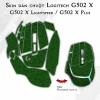 Skin dán chuột Logitech G502 X mẫu Polynesian xanh lá Skin dán chuột Logitech G502 X mẫu Polynesian xanh lá