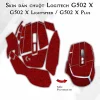 Skin dán chuột Logitech G502 X mẫu Polynesian đỏ Skin dán chuột Logitech G502 X mẫu Polynesian đỏ