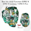 Skin dán chuột Logitech G502 X mẫu radiation waste Skin dán chuột Logitech G502 X mẫu radiation waste