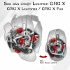 Skin dán chuột Logitech G502 X mẫu Rồng Dragon dra033 Skin dán chuột Logitech G502 X mẫu Rồng Dragon dra033