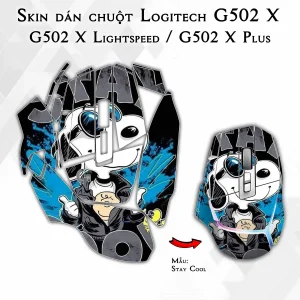 Skin dán chuột Logitech G502 X mẫu Stay Cool