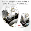 Skin dán chuột Logitech G502 X mẫu Sơn mài GSM045 Skin dán chuột Logitech G502 X mẫu Sơn mài GSM045