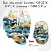 Skin dán chuột Logitech G502 X mẫu Sơn mài GSM052