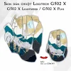 Skin dán chuột Logitech G502 X mẫu Sơn mài GSM143 Skin dán chuột Logitech G502 X mẫu Sơn mài GSM143