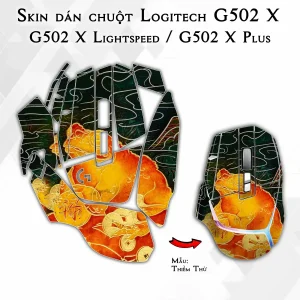 Skin dán chuột Logitech G502 X mẫu Thiềm Thừ