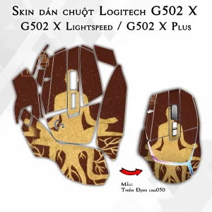 Skin dán chuột Logitech G502 X mẫu Thiền Định lsm050
