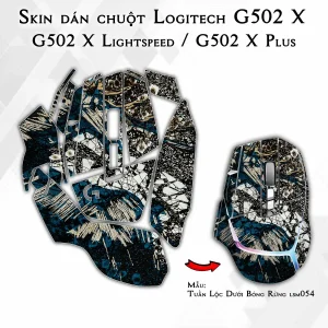 Skin dán chuột Logitech G502 X mẫu Tuần Lộc Dưới Bóng Rừng lsm054
