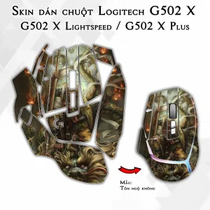 Skin dán chuột Logitech G502 X mẫu Tôn ngộ không