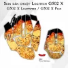 Skin dán chuột Logitech G502 X mẫu Vàng Mandala