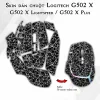 Skin dán chuột Logitech G502 X mẫu X-cross trắng đen Skin dán chuột Logitech G502 X mẫu X-cross trắng đen