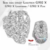 Skin dán chuột Logitech G502 X mẫu X-cross đen trắng Skin dán chuột Logitech G502 X mẫu X-cross đen trắng