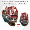 Skin dán chuột Logitech G502 X mẫu Áo Giáp Samurai lsm001 Skin dán chuột Logitech G502 X mẫu Áo Giáp Samurai lsm001