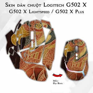 Skin dán chuột Logitech G502 X mẫu Đại Bàng
