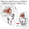 Skin dán chuột Logitech G502 X mẫu Độ Ta Không Độ Nàng doq04 Skin dán chuột Logitech G502 X mẫu Độ Ta Không Độ Nàng doq04