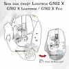 Skin dán chuột Logitech G502 X mẫu Độ Ta Không Độ Nàng doq07