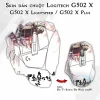 Skin dán chuột Logitech G502 X mẫu Độ Ta Không Độ Nàng doq08 Skin dán chuột Logitech G502 X mẫu Độ Ta Không Độ Nàng doq08