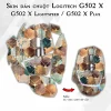 Skin dán chuột Logitech G502 X mẫu đá vàng xanh xếp lẫn Skin dán chuột Logitech G502 X mẫu đá vàng xanh xếp lẫn