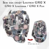 Skin dán chuột Logitech G502 X mẫu đá xanh hồng xếp lẫn Skin dán chuột Logitech G502 X mẫu đá xanh hồng xếp lẫn