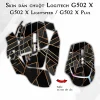 Skin dán chuột Logitech G502 X mẫu đá đen xếp lẫn Skin dán chuột Logitech G502 X mẫu đá đen xếp lẫn