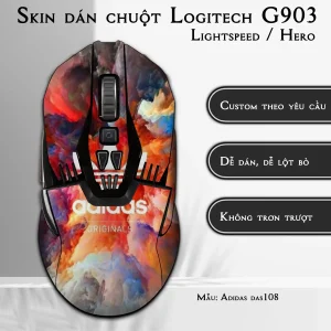 Skin dán chuột Logitech G903 mẫu Adidas das108