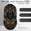 Skin dán chuột Logitech G903 mẫu Angry Owl Art Skin dán chuột Logitech G903 mẫu Angry Owl Art