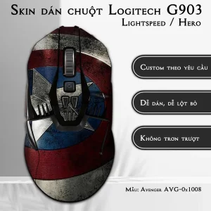 Skin dán chuột Logitech G903 mẫu Avenger avg1008