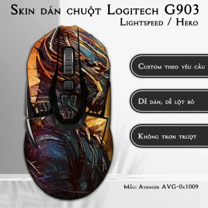 Skin dán chuột Logitech G903 mẫu Avenger avg1009