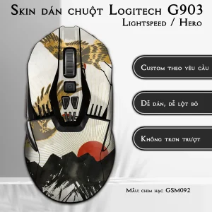 Skin dán chuột Logitech G903 mẫu chim hạc GSM092