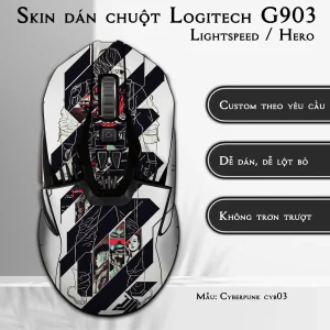 Skin dán chuột Logitech G903 mẫu Cyberpunk cyb03