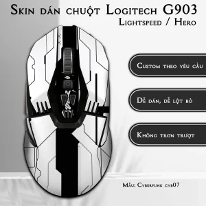 Skin dán chuột Logitech G903 mẫu Cyberpunk cyb07