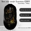Skin dán chuột Logitech G903 mẫu Cá chép hóa rồng CHR012