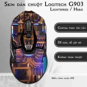 Skin dán chuột Logitech G903 mẫu công nghệ it02