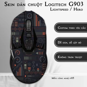 Skin dán chuột Logitech G903 mẫu công nghệ it05