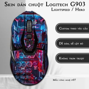 Skin dán chuột Logitech G903 mẫu công nghệ it07