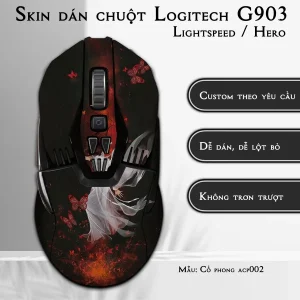 Skin dán chuột Logitech G903 mẫu Cổ phong acp002