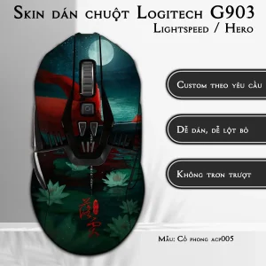 Skin dán chuột Logitech G903 mẫu Cổ phong acp005