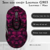 Skin dán chuột Logitech G903 mẫu da rắn hồng Skin dán chuột Logitech G903 mẫu da rắn hồng