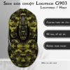 Skin dán chuột Logitech G903 mẫu da rắn vàng Skin dán chuột Logitech G903 mẫu da rắn vàng