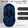 Skin dán chuột Logitech G903 mẫu da rắn xanh dương Skin dán chuột Logitech G903 mẫu da rắn xanh dương