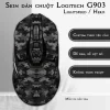 Skin dán chuột Logitech G903 mẫu da rắn xám Skin dán chuột Logitech G903 mẫu da rắn xám